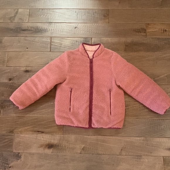 Kids Tilley reversible  pink fall/spring jacket. - Picture 3 of 5